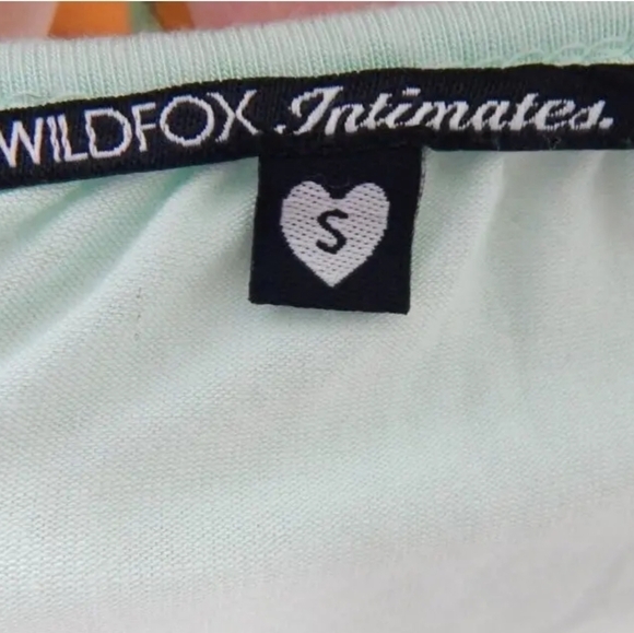 Wildfox Intimates Green Floral Tank Top - Picture 2 of 3